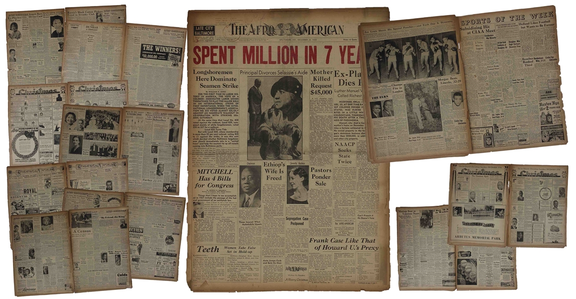 ''The Afro-American'' Newspaper From 26 December 1936